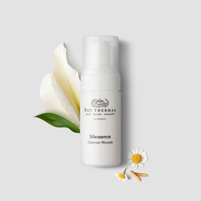MARTIDERM BOI THERMAL valomosios veido putos SILESSENCE CLEANSER MOUSSE, 100 ml