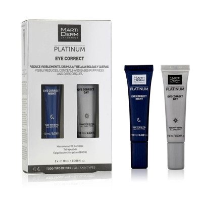 MARTIDERM Dieninis ir naktinis paakių korekcinis krems EYE CORRECT, 2 x 10 ml
