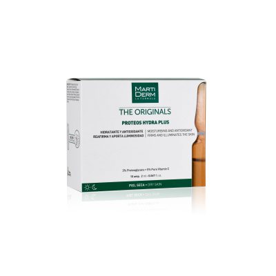 MARTIDERM drėkinančios ir stangrinančios ampulės veidui su vitaminu C ir proteoglikanais N10