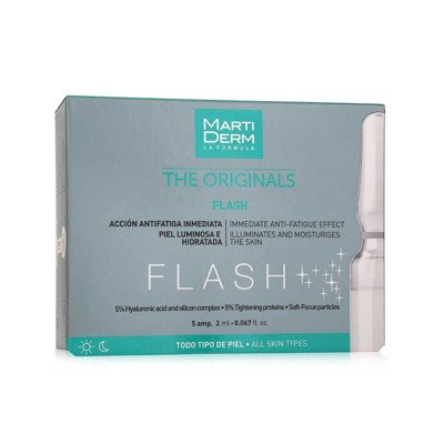 MARTIDERM FLASH, nuovargio žymes pašalinančios veido ampulės, 5 amp.