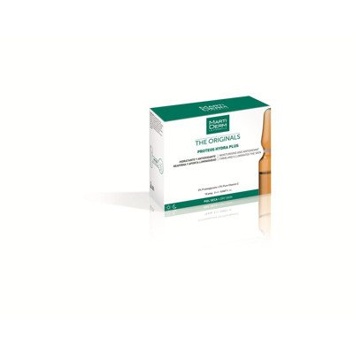MARTIDERM PROTEOS HYDRA PLUS, drėkinamosios ir stangrinamosios veido ampulės su vitaminu C ir proteoglikanais, 10 amp.
