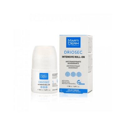 MARTIDERM DRIOSEC, rutulinis dezodorantas pažastims ir kirkšnims, 50 ml