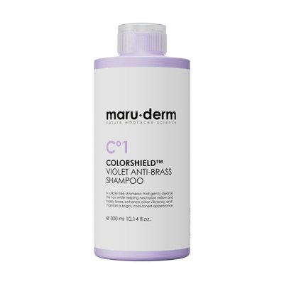 MARUDERM COLORSHIELD, šampūnas, violetinis, neutralizuojantis geltonus atspalvius, 300 ml