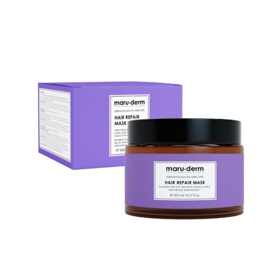 MARUDERM, plaukų kaukė atstatomoji pažeistiems plaukams, 300 ml
