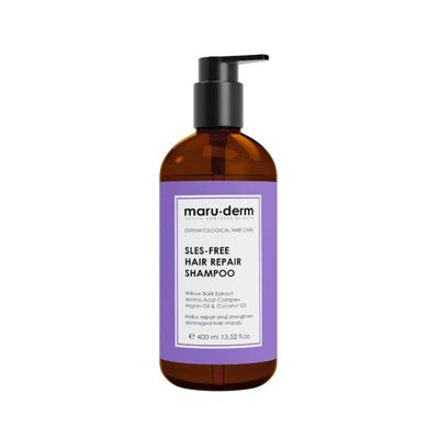 MARUDERM, plaukų šampūnas atstatomasis pažeistiems plaukams, 400 ml