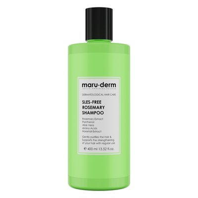 MARUDERM, plaukų šampūnas stiprinamasis su rozmarinu, 400 ml