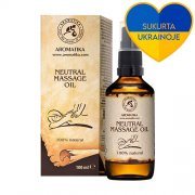 Masažinis kūno aliejus neutralus AROMATIKA NEUTRAL MASSAGE OIL, 100 ml