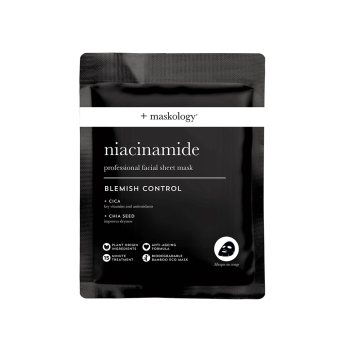 MASKOLOGY lakštinė veido kaukė su niacinamidu, 22 ml
