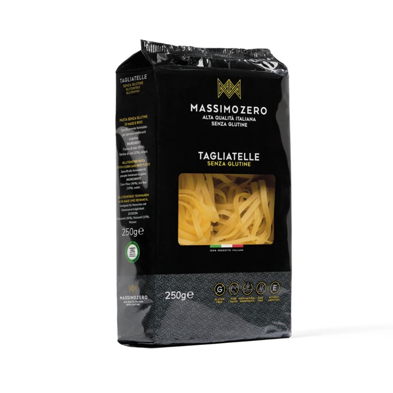 MASSIMO ZERO TAGLIATELLE - makaronai be glitimo, 250 g