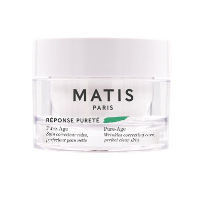 MATIS, PURE-AGE, matiškumą suteikiantis veido kremas, padedantis mažinti raukšlių matomumą