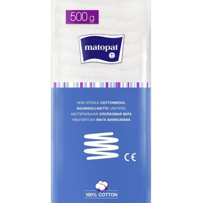 MATOPAT, vata, 100% medvilnė, 500 g