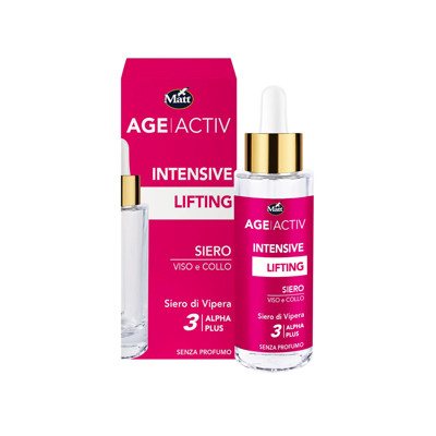 MATT AgeActiv Intensive Lifting serumas veidui ir dekoltė, 30 ml