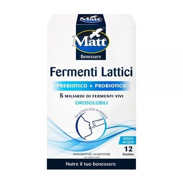 MATT maisto papildas FREMENTI LATTICI, 12 pak.