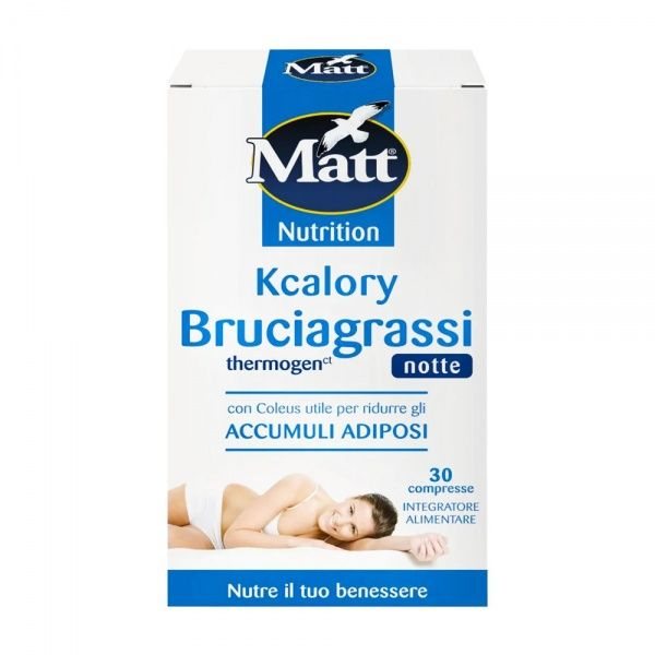 MATT maisto papildas KCALORY BRUCIAGRASSI THERMOGEN NOTTE, 30 tab.