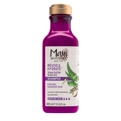 MAUI MOISTURE, atgaivinamasis ir drėkinamasis šampūnas su taukmedžio sviestu, 385 ml