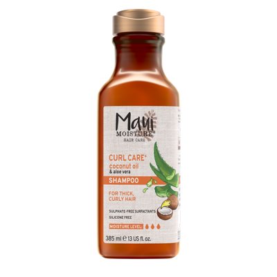MAUI MOISTURE, garbanų priežiūros šampūnas su kokosų aliejumi, 385 ml