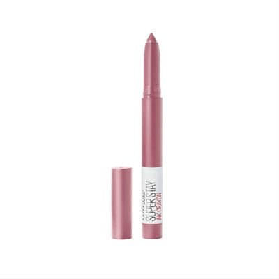 MAYBELLINE NEW YORK SUPER STAY MATTE INK CRAYON 30 SEEK ADVENTURE, lūpų dažai