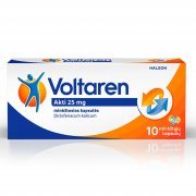Mažina uždegimo simptomus skausmą, patinimą, karščiavimą VOLTAREN AKTI 25mg, 10 vnt