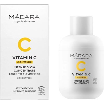 MÁDARA, Intensyvaus poveikio koncentratas spindinčiai odai VITAMIN C, 30 ml