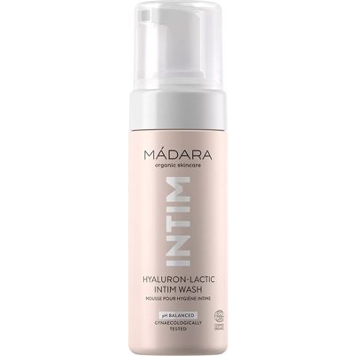 MÁDARA, Intymios higienos prausiklis su hialurono ir pieno rūgštimis, ekologiškas, 150 ml