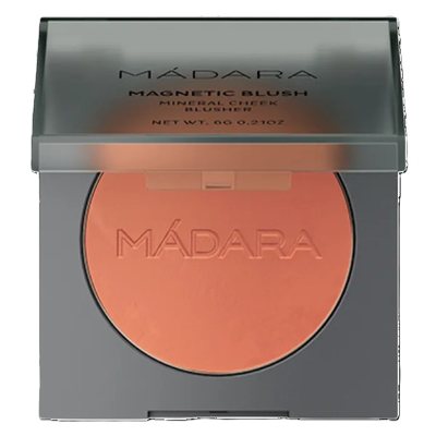 MÁDARA, Mineraliniai skaistalai „Magnetic Blush“, 1 FIERCE FLAME, 6 g