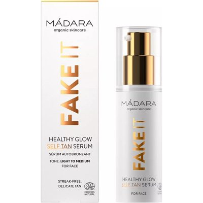 MÁDARA, Savaiminio įdegio serumas veidui FAKE IT, 30 ml
