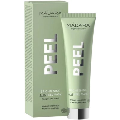 MÁDARA, Šveičiamoji veido kaukė su AHA rūgštimis, 60 ml