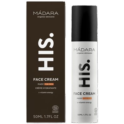 MÁDARA, Veido kremas vyrams, ekologiškas, 50 ml