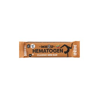 ME2U hematogenas MINI BAR CLASSIC, 1 vnt., 33 g