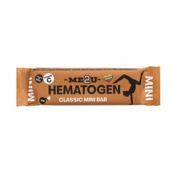 ME2U Hematogenas Mini Bar Classic, 33 g