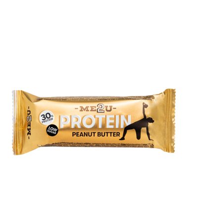 ME2U PROTEIN PEANUT BUTTER, Proteino batonėlis, 60 g