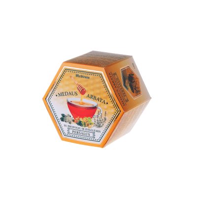 Medaus arbata su propoliu ir žolelėmis "Peršalus", 140 g