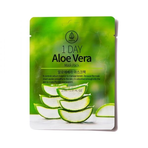 MEDB lakštinė veido kaukė su alaviju, 1 vnt., 27 ml