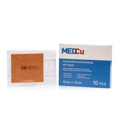 MEDCU, antimikrobinis vario tvarstis, N10, 10 x 12 cm