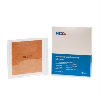 MEDCU, antimikrobinis vario tvarstis, N10, 20 x 20 cm