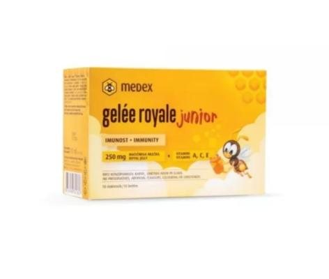 MEDEX maisto papildas GELEE ROYALE JUNIOR, N, 10 x 9 ml