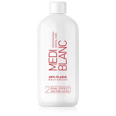 Mediblanc burnos skalavimo skystis nuo apnašų, ., 500 ml