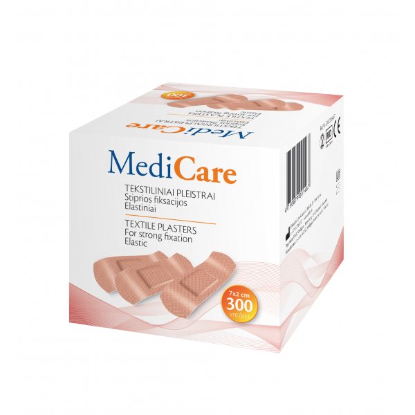 MEDICARE tekstiliniai pleistrai, 300 vnt