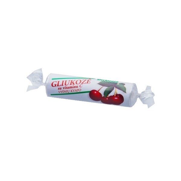 MEDICATA GLIUKOZĖ, vyšnių skonio, 10 tab.