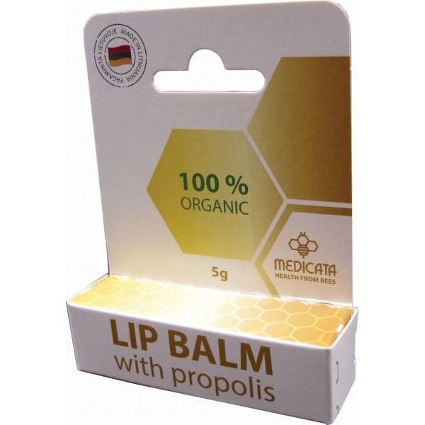 MEDICATA lūpų balzamas su propoliu LIP BALM, 5 g