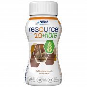 Medicininis kavos skonio gėrimas NESTLE RESOURCE 2.0 + FIBRE, 4 x 200 ml