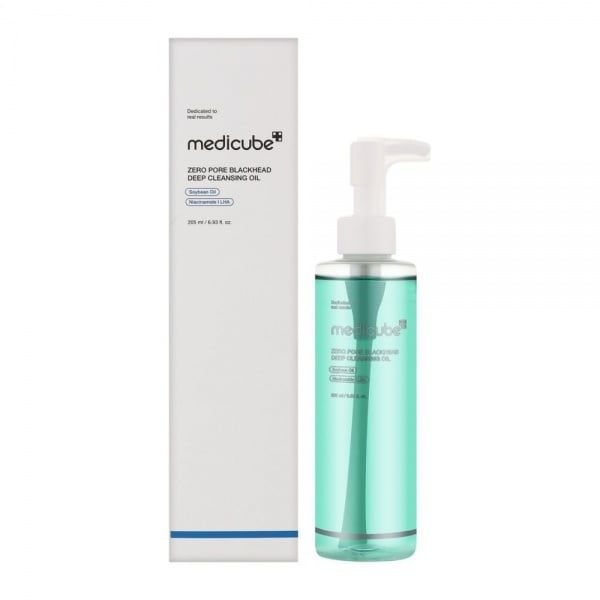 MEDICUBE valomasis veido aliejus ZERO PORE BLACKHEAD DEEP CLEANSING OIL, 205 ml