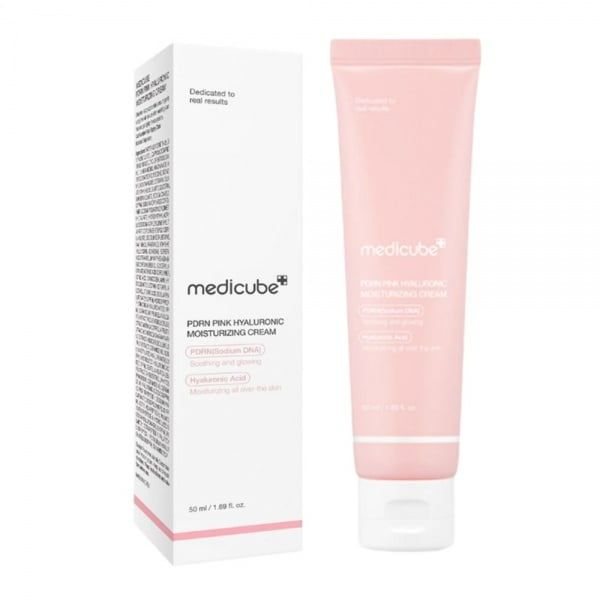 MEDICUBE veido kremas PDRN PINK HYALURONIC MOISTURIZING CREAM, 50 ml