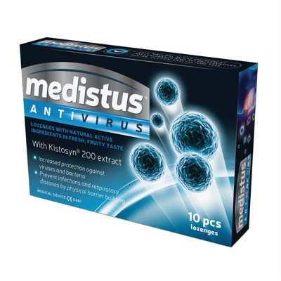 MEDISTUS ANTIVIRUS, 10 tablečių
