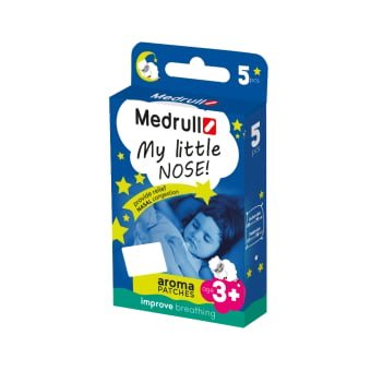 MEDRULL aromatinis pleistras MY LITTLE NOSE, nuo ., 5 vnt., 3 m
