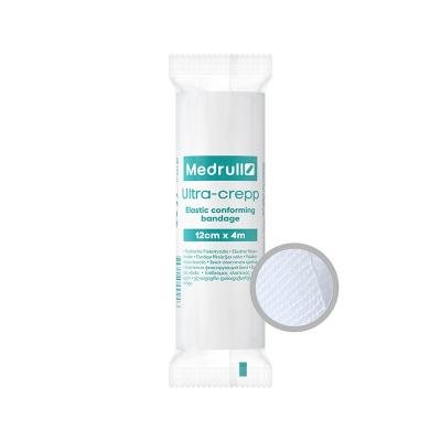 Medrull elastinis fiksuojantis tvarstis Ultra-crepp x 4 m, 12 cm