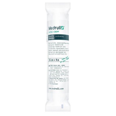 Medrull elastinis fiksuojantis tvarstis Ultra-crepp x 4 m, 15 cm