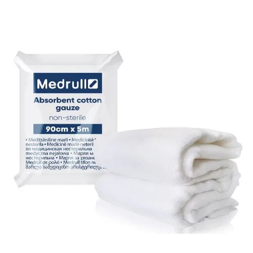 MEDRULL medicininė marlė, x 90 cm, 5 m
