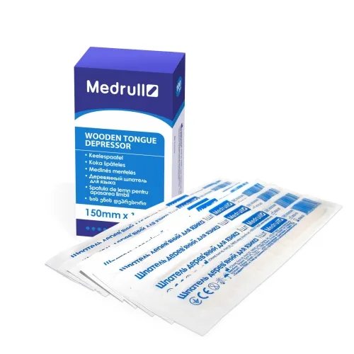 MEDRULL medinė mentelė, 100 vnt