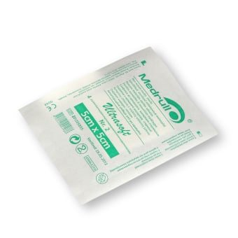 MEDRULL neaustinės sterilios servetėlės, ULTRASOFT, 4 sluoksnių, x 5 cm, 2 vnt., 5 cm